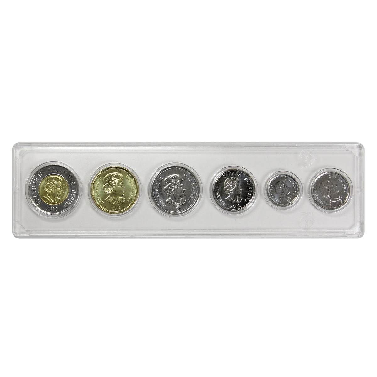 2013 Canada 6-coin Year Set in Snap Lock Case
