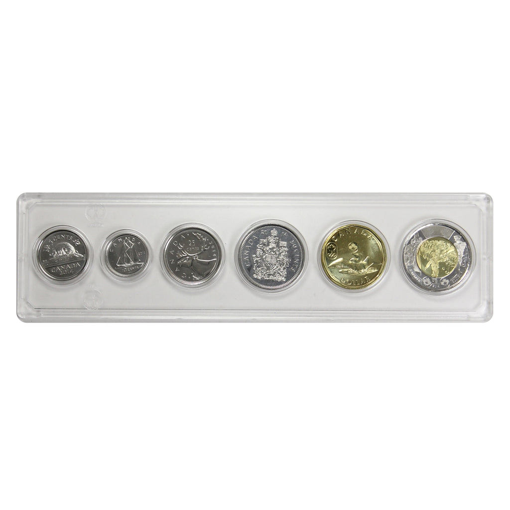 2014 Canada 6-coin Year Set in Snap Lock Case