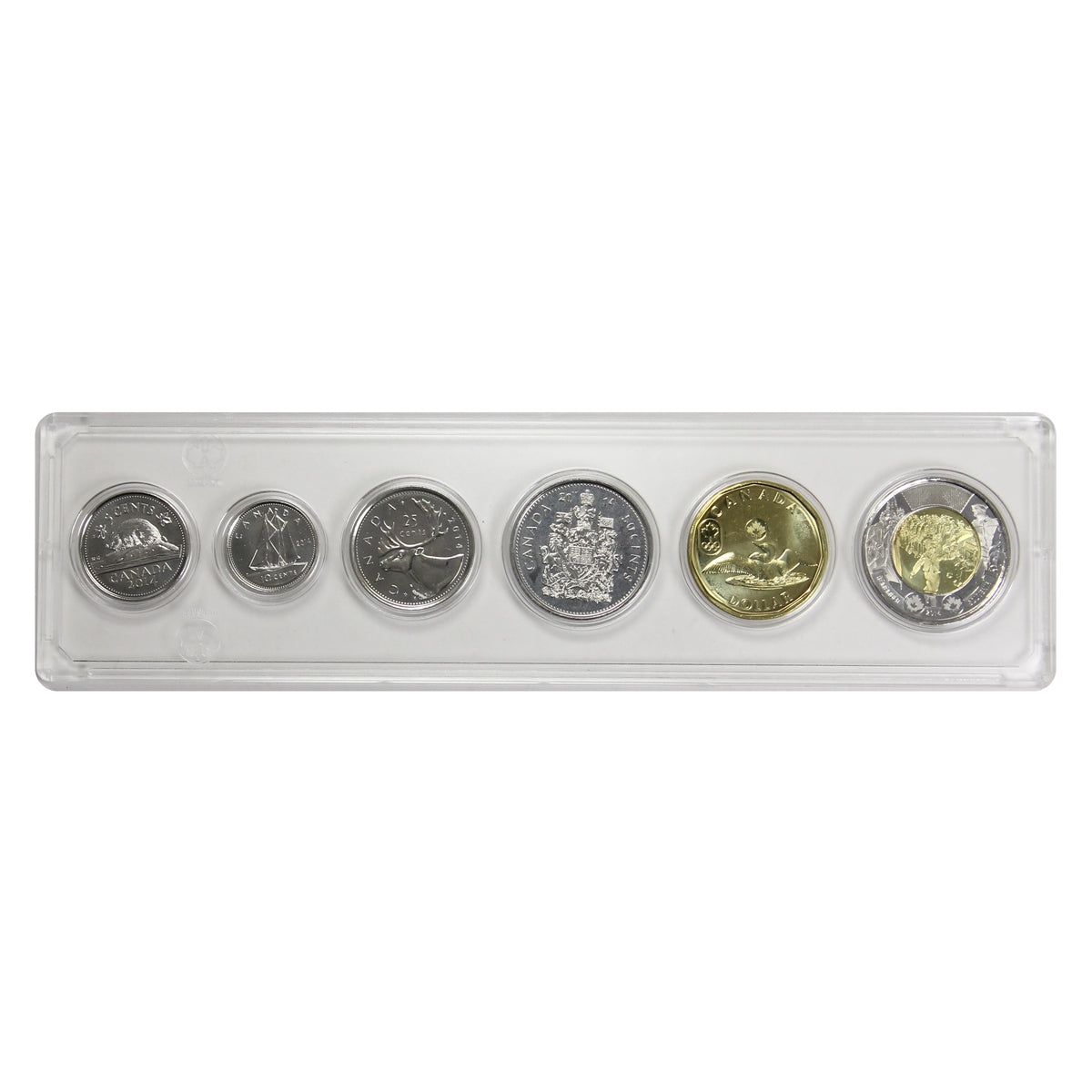 2014 Canada 6-coin Year Set in Snap Lock Case