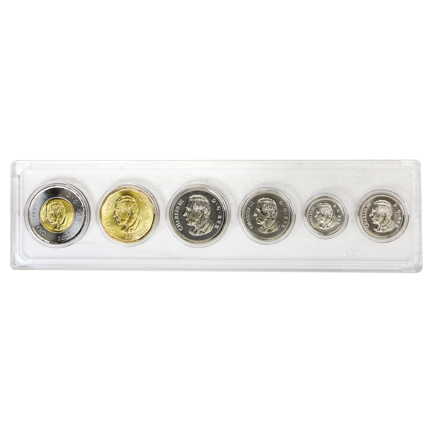 2025 Canada 6-coin Year Set in Snap Lock Case, includes Commemorative $1, $2