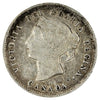 1880H Obv. 3 Canada 5-cents F-VF (F15) Scratched, Cleaned, or Impaired