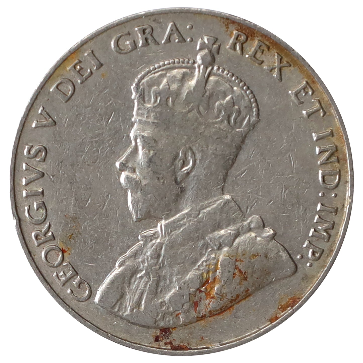 1931 Canada 5-cents Very Fine (VF20) Scratched, nicks, or impaired