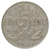 1935 Canada 5-cents F-VF (F15) Scratched, Cleaned or Impaired