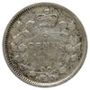 1896 Canada 5-cents Good (G4) Scratched, toned, or impaired