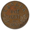 1930 Canada 1-cent VF-EF (VF30) Cleaned, Scratched or Impaired