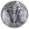 1945 Canada 5-cents Brilliant Uncirculated (MS63) Scratched, corrosion, or impaired