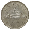 1936 Canada Dollar Almost Uncirculated (AU50) Scratched, Cleaned, or Impaired