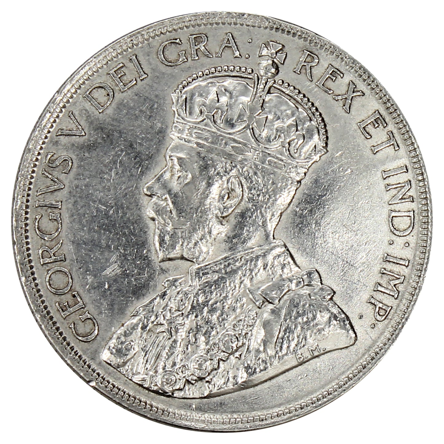 1936 Canada Dollar Extra Fine (EF40) Scratched, Cleaned or Impaired