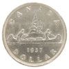 1937 Canada Dollar Almost Uncirculated (AU50) Cleaned, Scratched, or Impaired