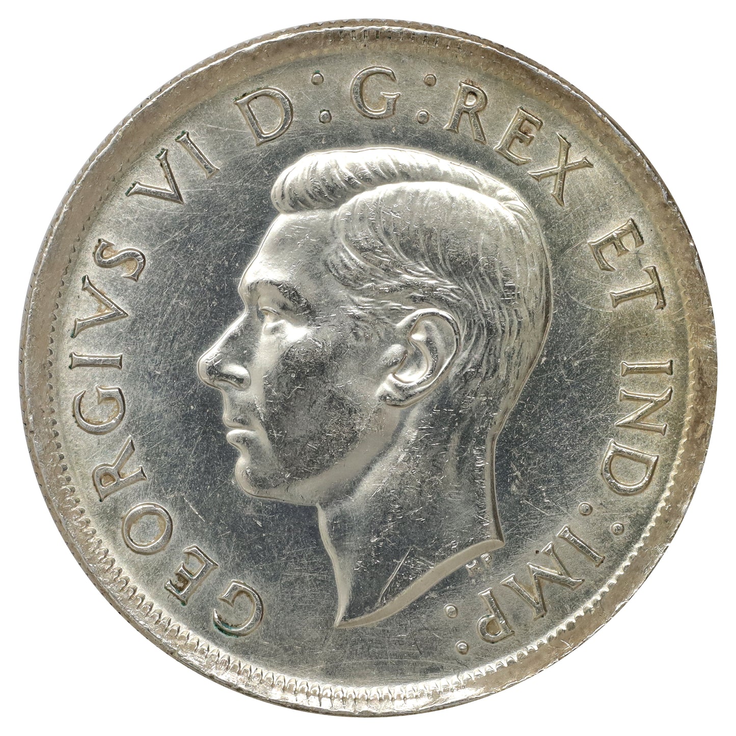 1939 Canada Dollar Brilliant Uncirculated (MS63) Scratched, Cleaned, or Impaired