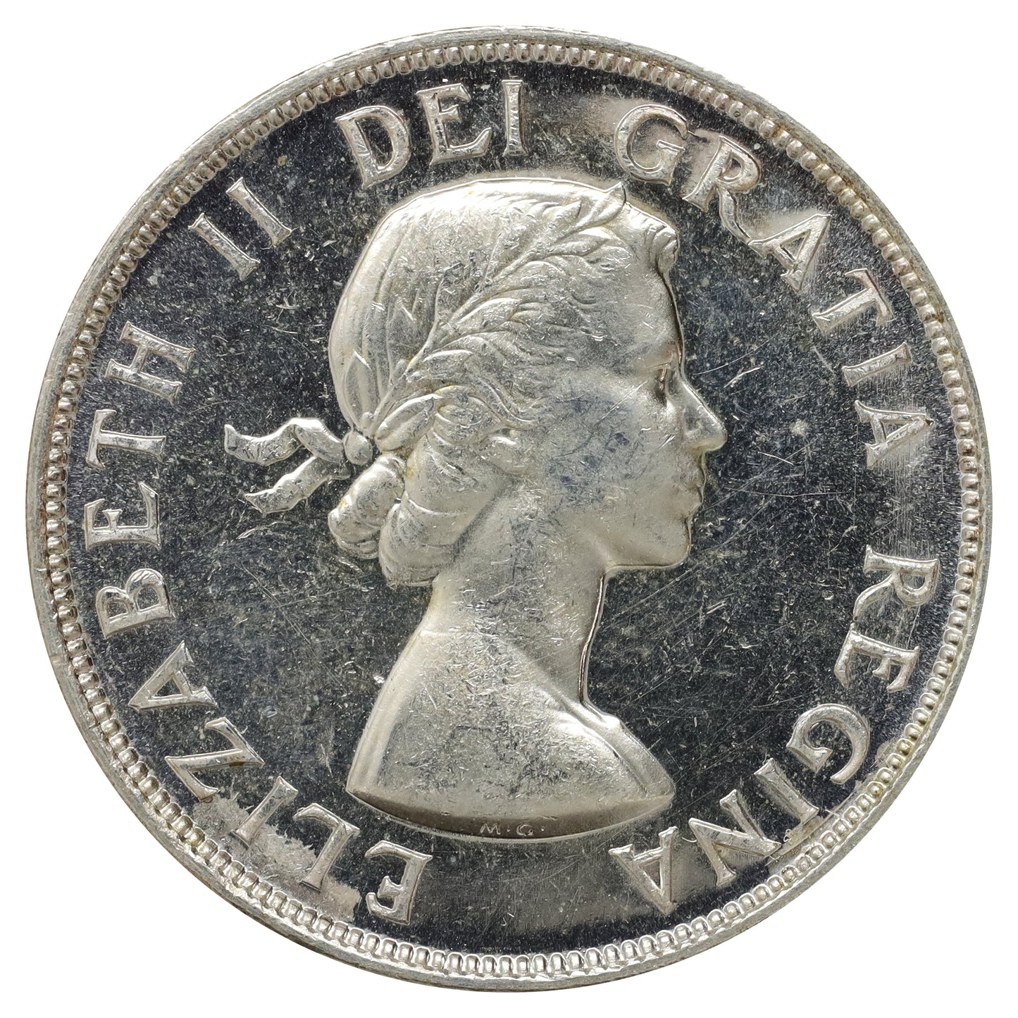 1953 NSS Canada Dollar UNC+ (MS62) Scratched, cleaned, or impaired