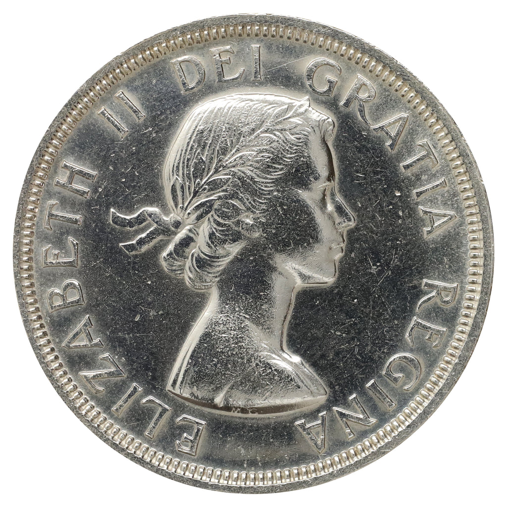 1954 SWL Canada Dollar EF-AU (EF45) Scratched, cleaned, or impaired