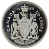 1964 Canada 50-cents Proof Like (Spots, scratched, or impaired)
