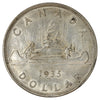 1935 Canada Dollar EF-AU (EF45) Cleaned, scratched, or impaired