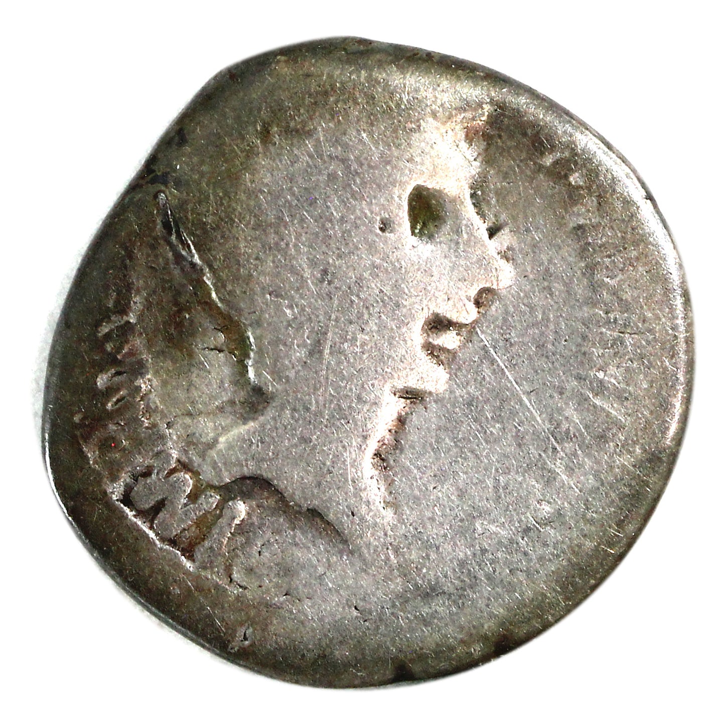 Ancient Rome 43BC-14AD Octavian Silver Denarius Very Good (VG-8) $
