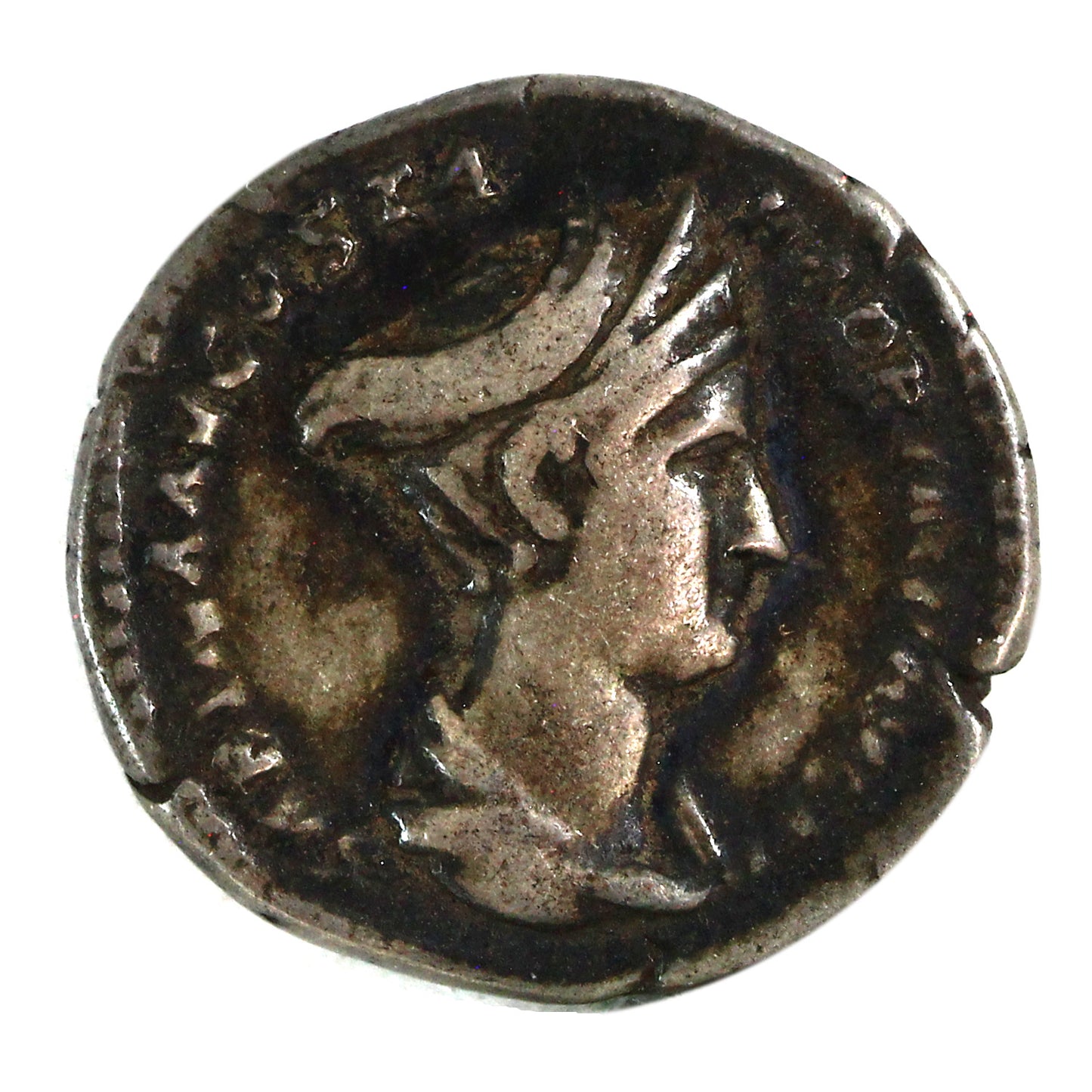 Ancient Rome 133AD Sabina, Wife of Hadrian Silver Denarius VF-EF (VF30)