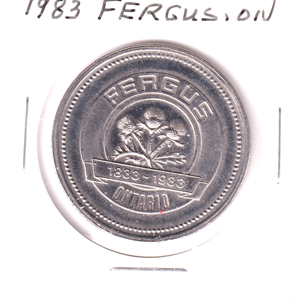 1983 Fergus, ON, Sesquicentennial Dollar Trade Token