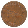 Error PE-5B1 1860 PEI Speed the Plough Broken Die, Die Clash Almost Uncirculated (AU-50)