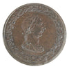 LC-46A2 1812 Lower Canada Thomas Halliday 1/2 Penny Token BU (MS-63) Lustrous Brown RARE