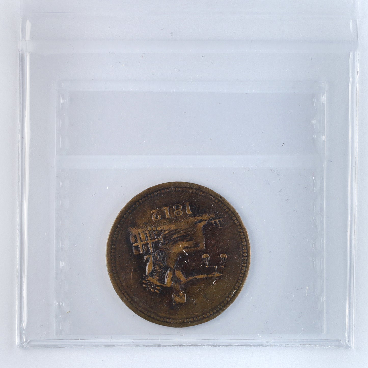 LC-48-7 1812 Lower Canada Tiffin Token ICCS Certified AU50 BR # 961