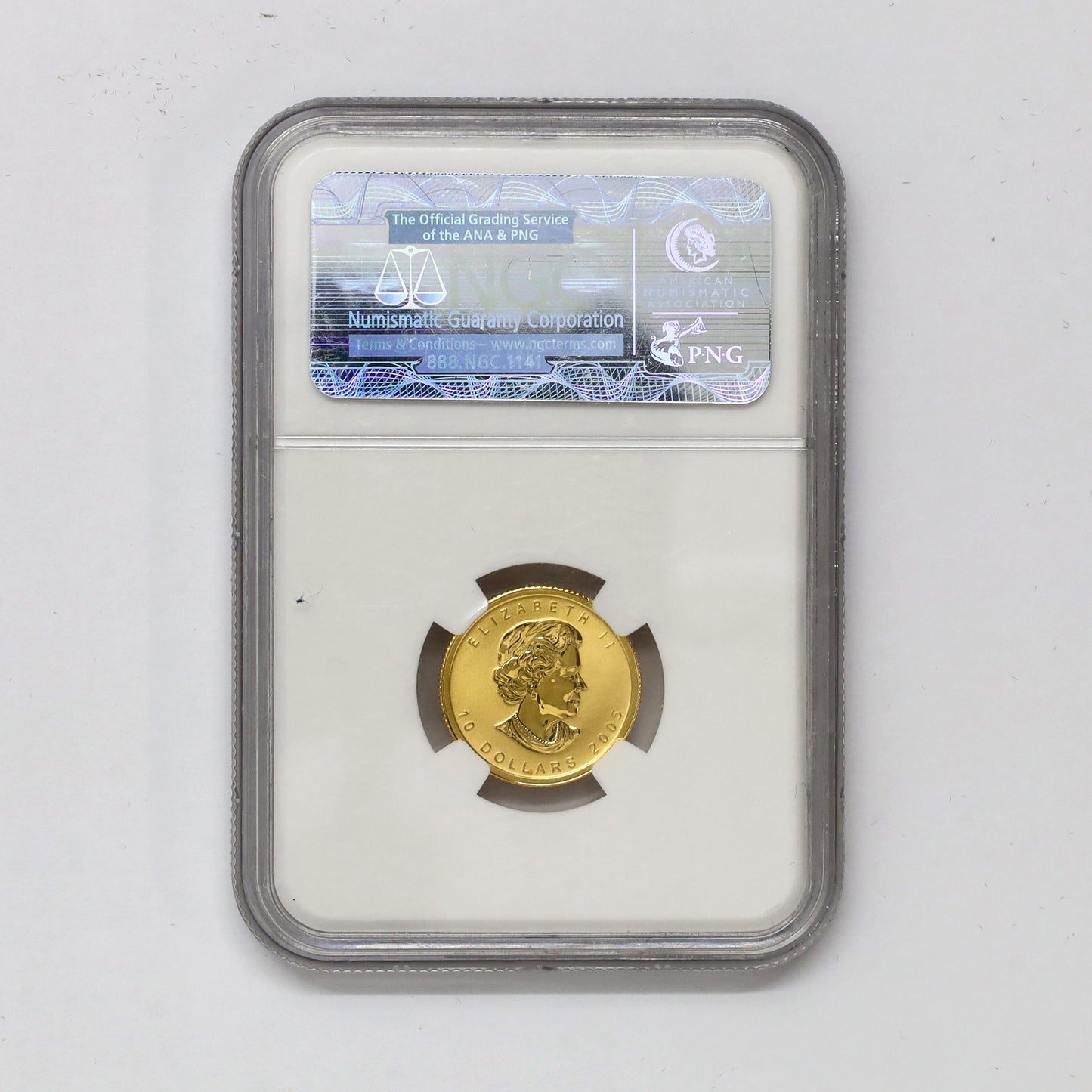 2005 Canada $10 Liberation Privy 1/4oz GML NGC Cert. SP69 (Scr/Scuffs on holder)