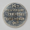 2021 BB 30th Ann. of Colonial Acres Coins 1oz Silver Round (No Tax) Scratches/Toning