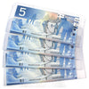 4x Sequential 2002 Canada $5 Knight-Dodge, 4Pcs.