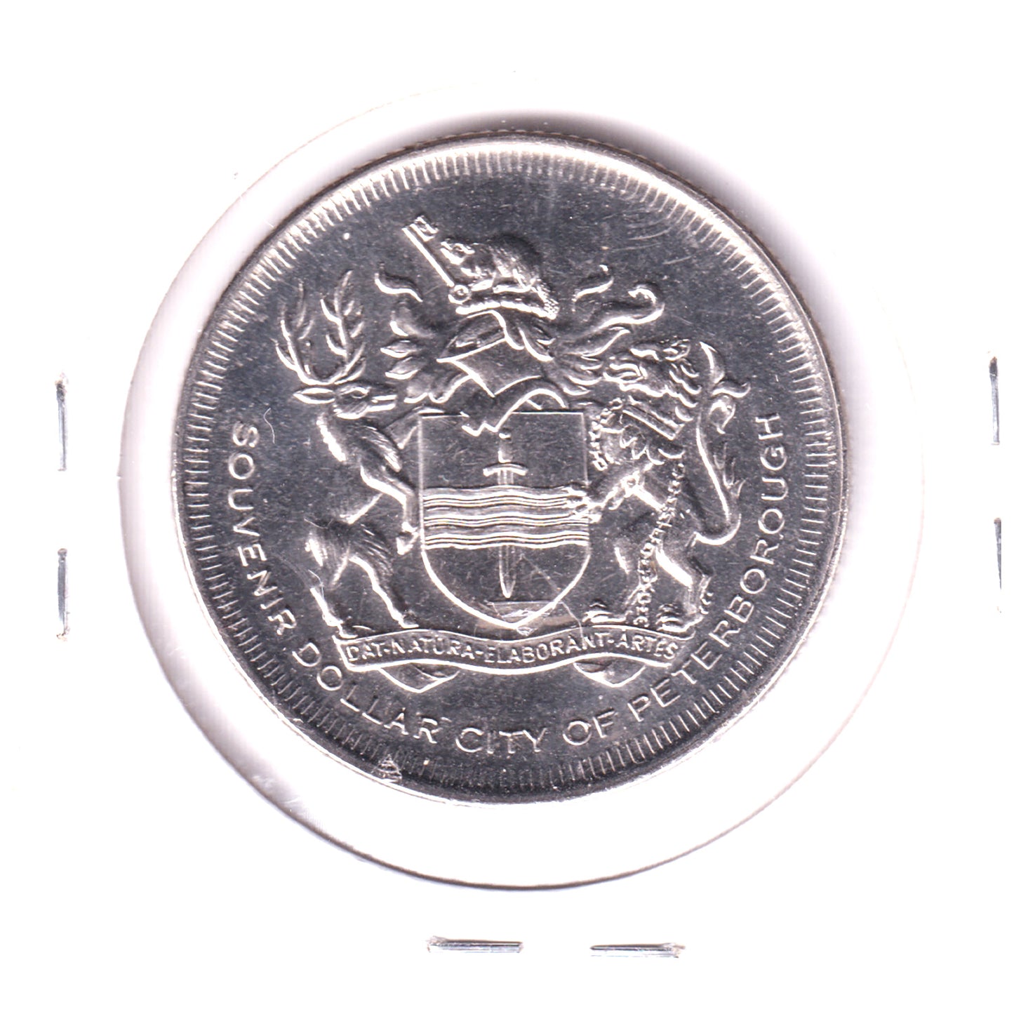 1986 Peterborough, Ontario Trade Dollar Token: Ontario Summer Games
