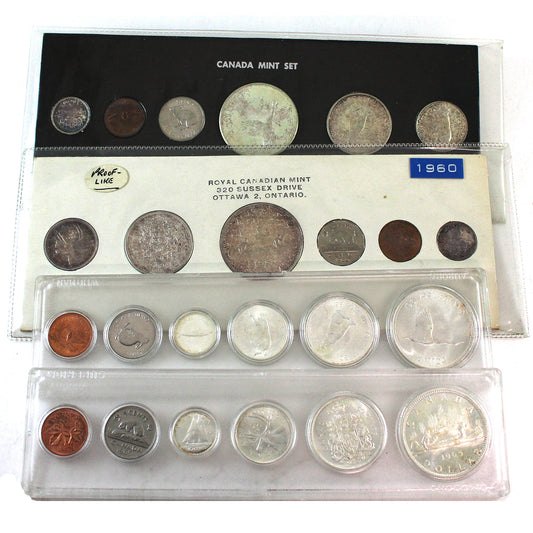 Lot of 4x 1960-1967 Proof Like Sets (Impaired) 4Pcs.