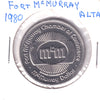 1980 Fort McMurray, AB, Trade Dollar Token