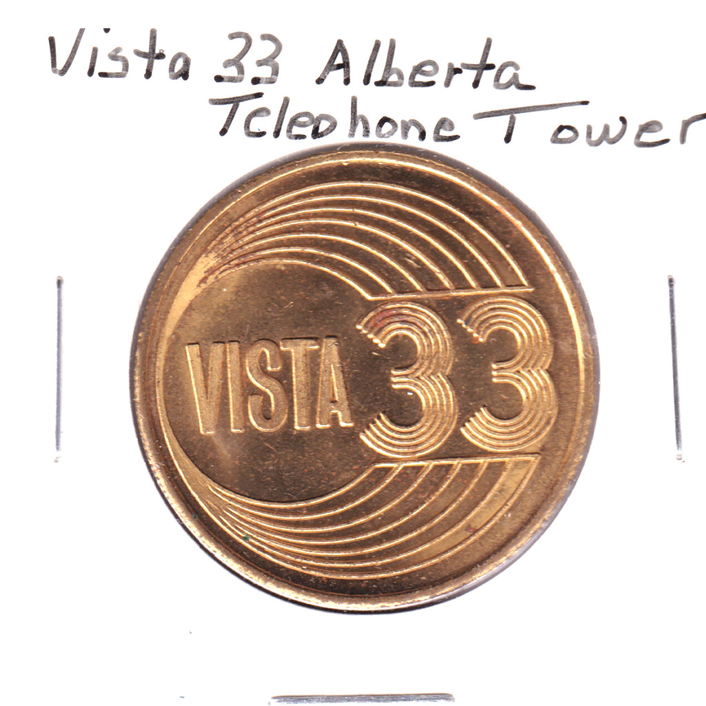 Vista 33 Alberta Telephone Tower Token