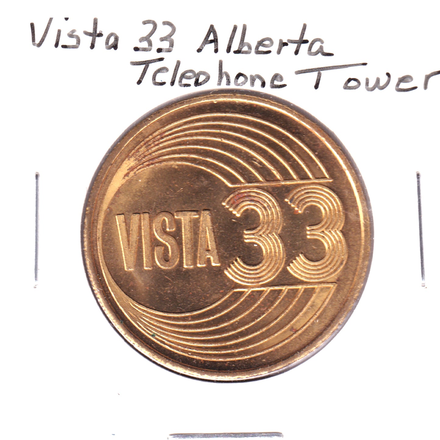Vista 33 Alberta Telephone Tower Token