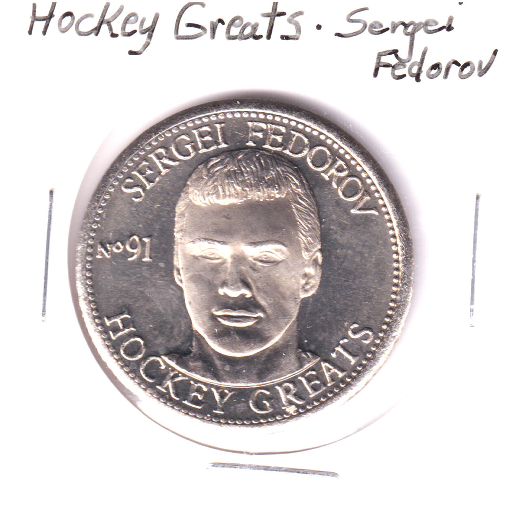 1994 Hockey Greats-Sergei Fedorov Token