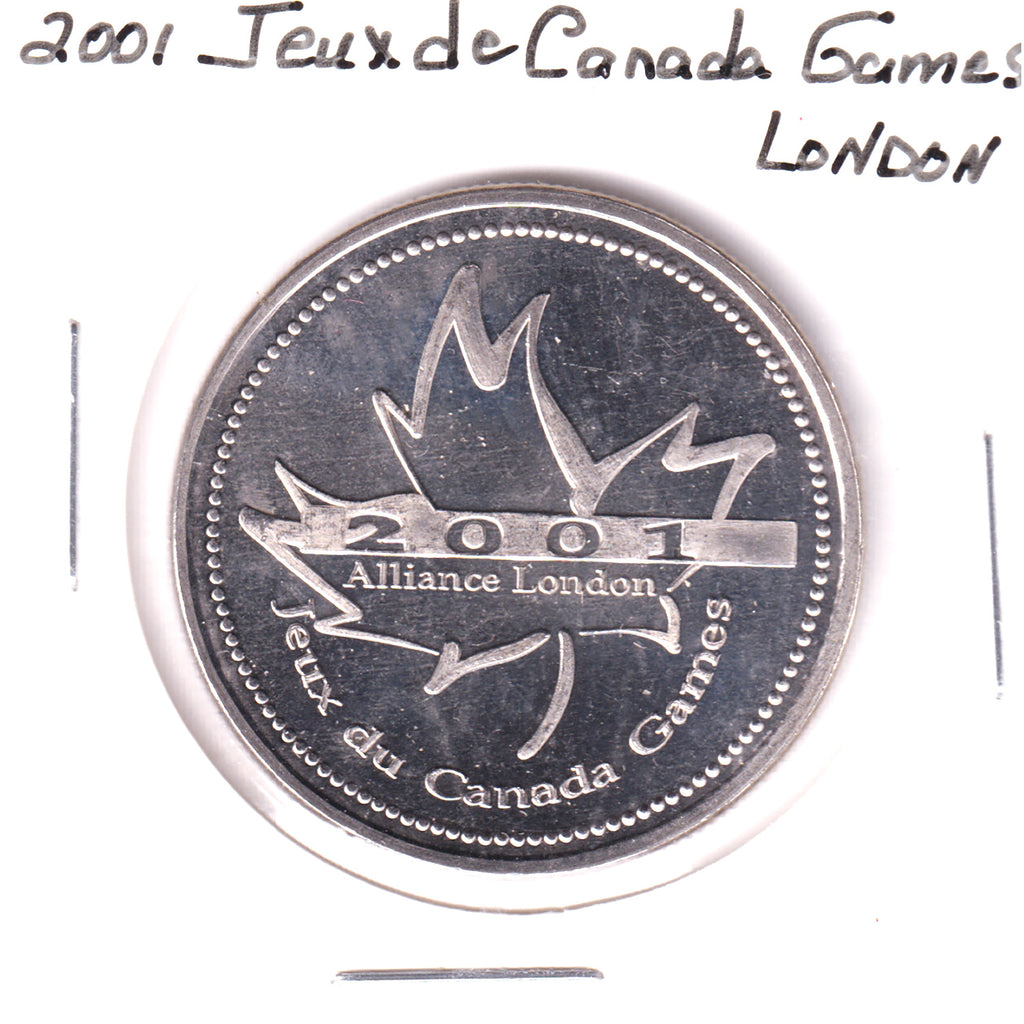 2001 Jeux De Canada Games Alliance London Token