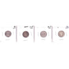 Lot of 4x 1842-1904 USA Dimes, AG to F-VF, 4Pcs.