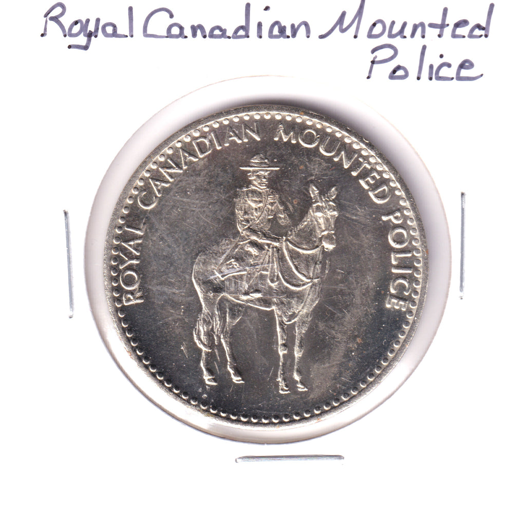 Florial Emblem of British Columbia Royal Canadian Mounted Police Token ...