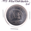 1973 New Hamburg, Ontario 125th Anniversary Token