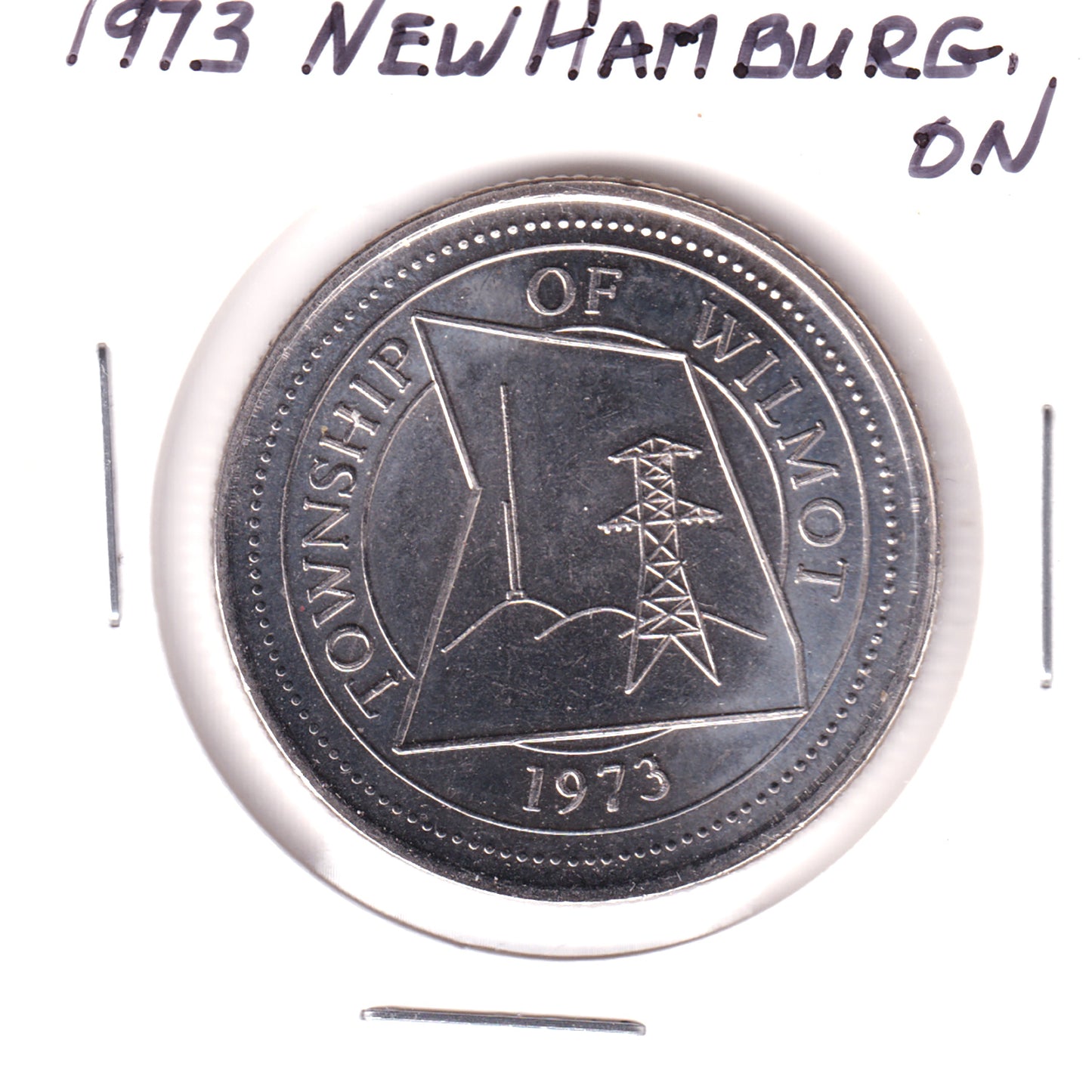 1973 New Hamburg, Ontario 125th Anniversary Token