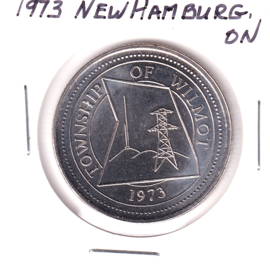 1973 New Hamburg, Ontario 125th Anniversary Token