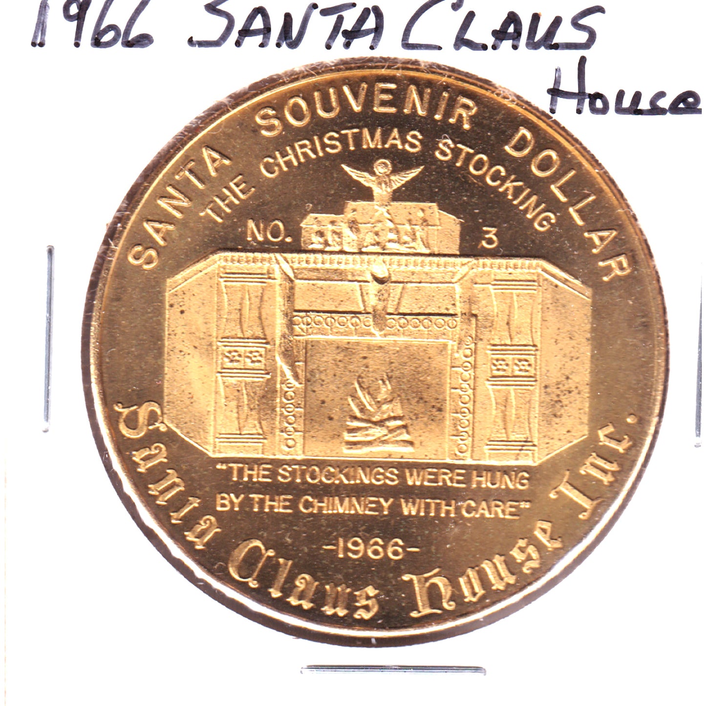 1966 Alaska, North Pole Santa Claus House Token