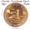1967 Alaska Purchase Centennial Expo Token