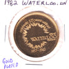 1982 Waterloo, ON 125th Anniversary Gold Plated Token
