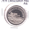 1979 Crowsnest Pass, Alberta $1 Token