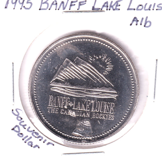 1995 Banff Lake Louise Alberta Souvenir Dollar