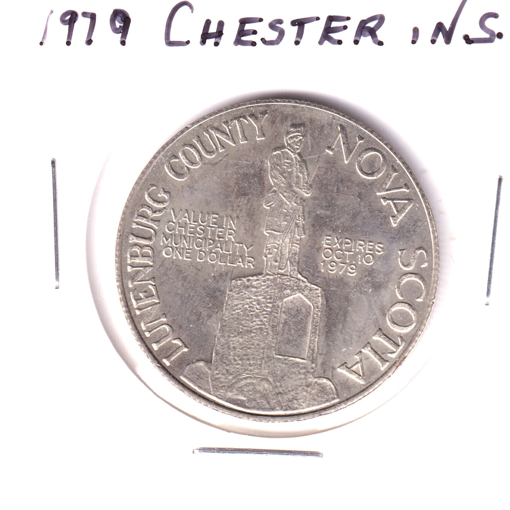 1979 Chester, NS Municipality of Chester Centennial Dollar Token