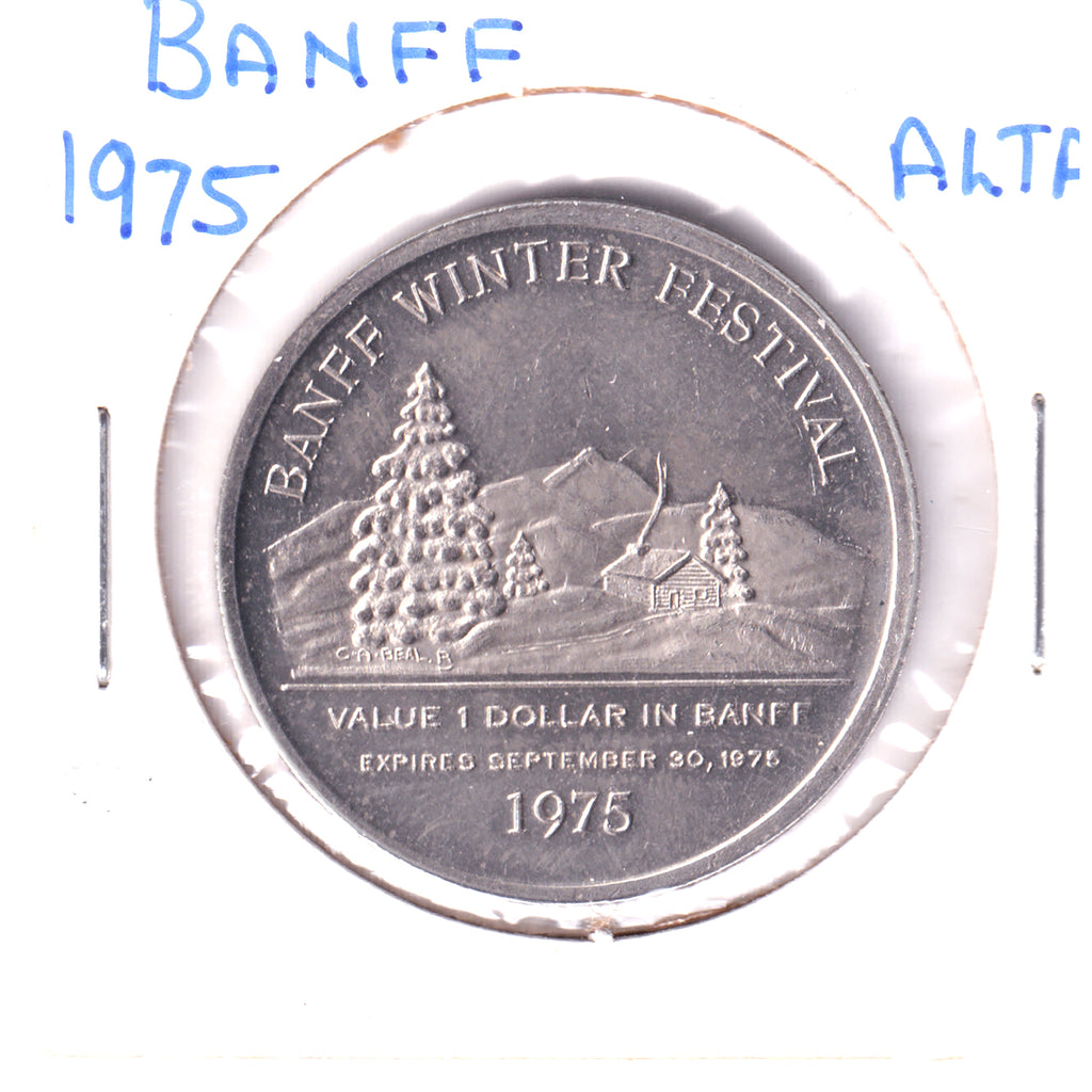 1975 Banff, AB Indian Days Dollar Token