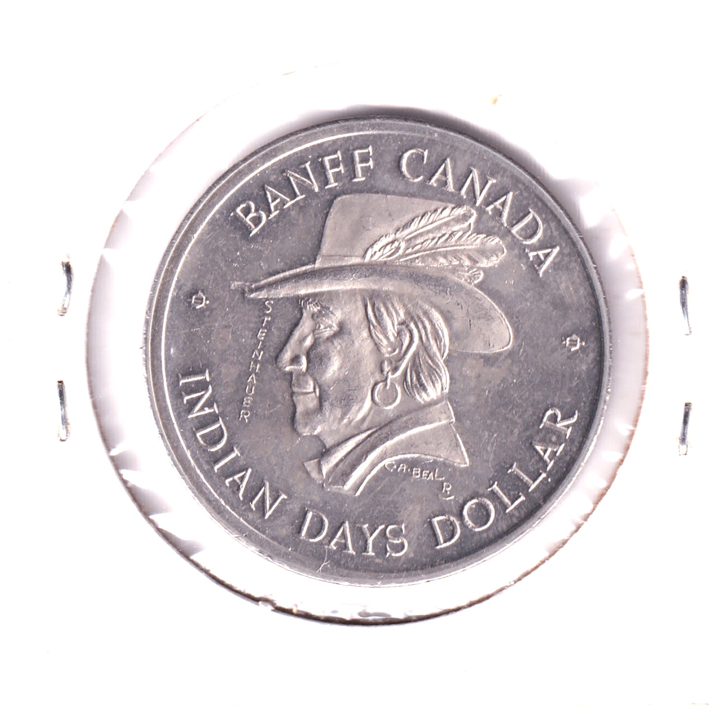 1975 Banff, AB Indian Days Dollar Token