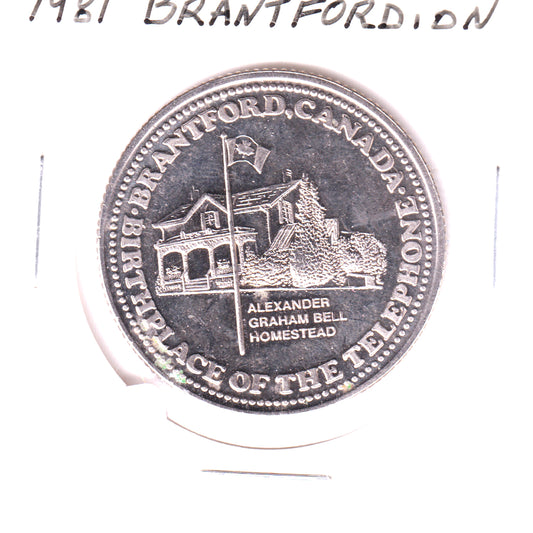 1981 Brantford, ON Trade Dollar Token