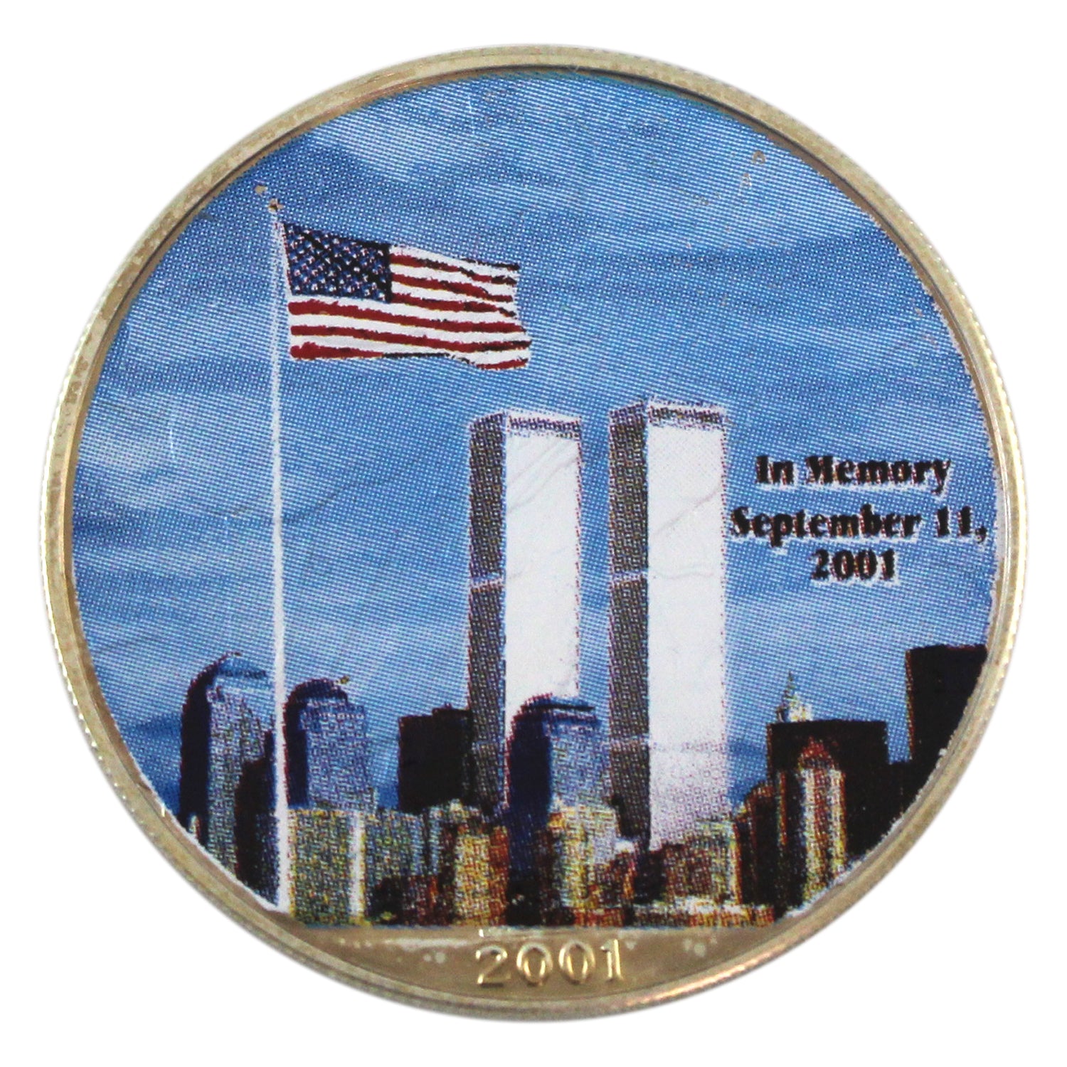 America United 2001 Silver Eagle Dollar 1oz .999 Fine Silver (No