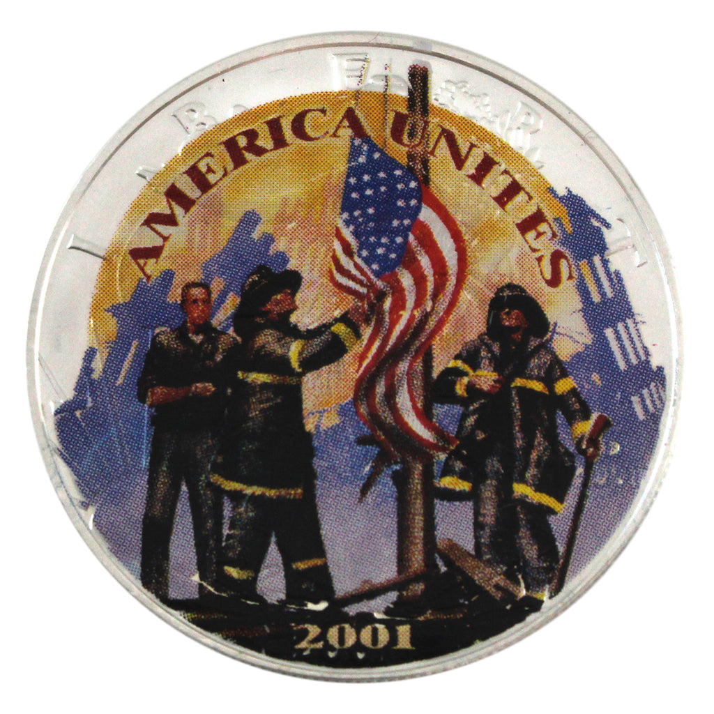 American Heroes 2001 Silver Eagle Dollar 1oz .999 Fine Silver (No Tax)